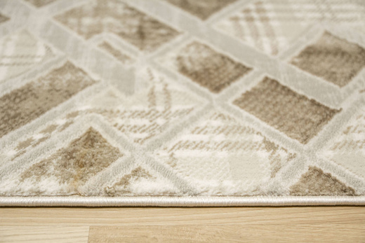 Dywan Garda P1149 Vizon Beż Krem Romby Marmur