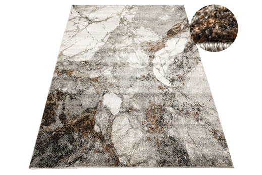 Dywan Ponte N844A l.grey/d.grey Szary Brąz Marmur