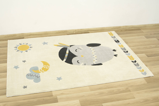 Dywan Dziecięcy Eldo 18401/62 Pingwinek Indianin Krem