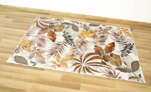 Dywan Summer Liście Beż Antypoślizgowy