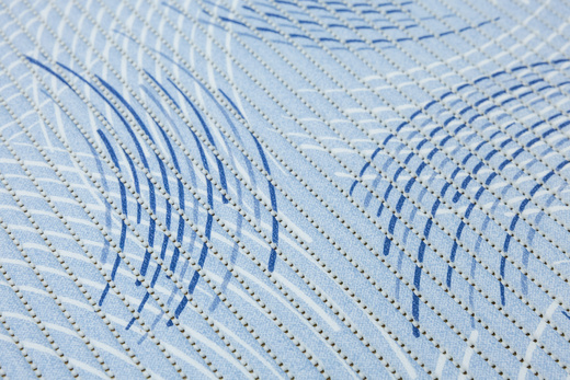 Mata Łazienkowa 88A Niebieski szerokość 65 cm