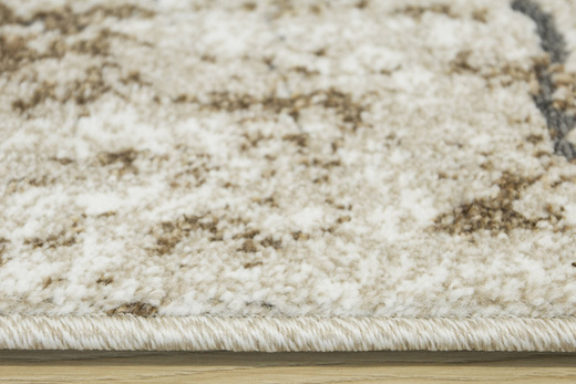 Chodnik Zer Lux 5762B Lśniący Beż Szary Piaskowiec szerokość 70 cm