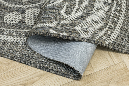 Antypoślizgowy Dywan FLEX 1907/P91 Brąz Szary Coffee