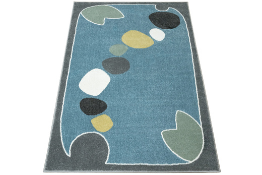 Dywan Dziecięcy Lima M043A l.blue/l.grey Niebieski Szary Jeziorko