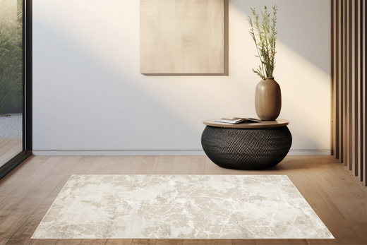 Dywan Illusion H026A cream HB/vizon Beż Krem Lśniący Marmur