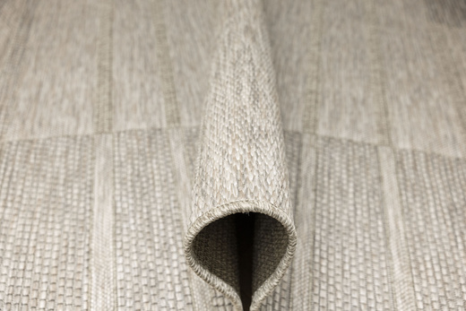 Dywan Sznurkowy Oria 82VH7-Y Beż Szary Prostokąty Gruby Splot