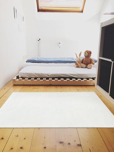 Dywan Plush Cream Antypoślizgowy Krem Rabbit