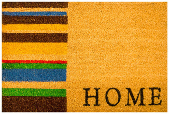 Antypoślizgowa Wycieraczka Kokosowa Kolor Home Paski