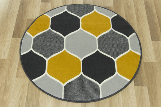 Okrągły Dywan Luna 503833/89925 d.grey