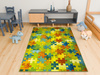 Wykładzina puzzle multicolor szerokość 2 m