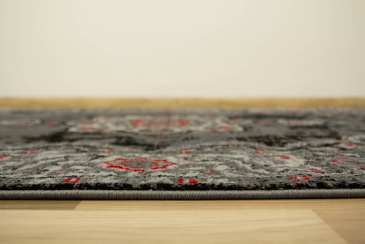 Dywan Victoria 7094A grey/d.grey Szary czerwony Ornament