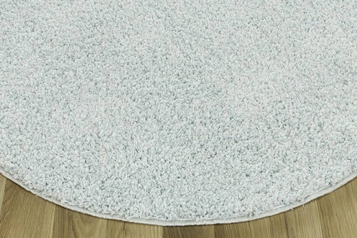Okrągły Dywan Shaggy Allure 73 błękitno-szary