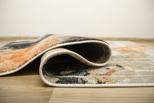 Dywan Lucca 9815B l.grey/cream Abstrakcyjny Turkus Grafit Łosoś