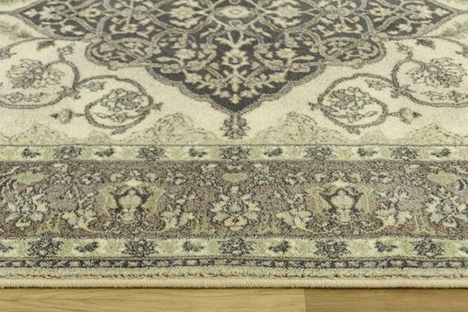 Wełniany Dywan Agnella Isfahan Leyla Alabastrowy Ornament