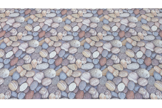 Mata Łazienkowa 242A Kamyki szerokość 130 cm