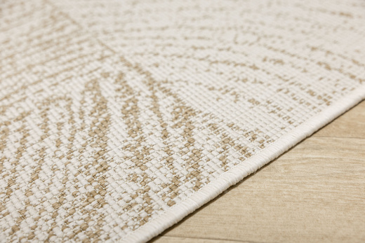 Dywan Dwustronny Sznurkowy Brussels 205729/10820 jute Jasny Beż Krem Drewno Outdoor