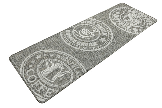 Antypoślizgowy Dywan FLEX 1907/P91 Brąz Szary Coffee