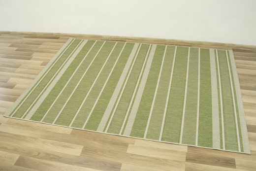 Dywan Sznurkowy Split 48118/461 Oliwkowy Zielony Beż Pasy