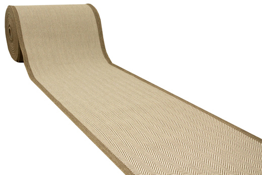 Dwustronny Sznurkowy Chodnik Brussels 205681/10210 Coffee Krem Beż szerokość 80 cm