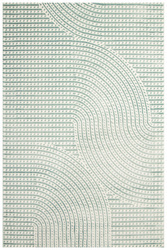 Dywan Misha E933A tiffany/cream Turkus Krem Linie