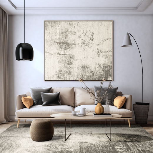 Dywan Wełniany Ballata-Natural Sena Jasny Szary