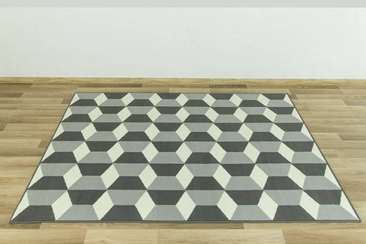 Dywan LUNA 503757/89911 cubes grey