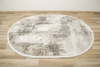 Owalny Dywan 167 d.vizion/gold OW Szary Krem Beż Marmur