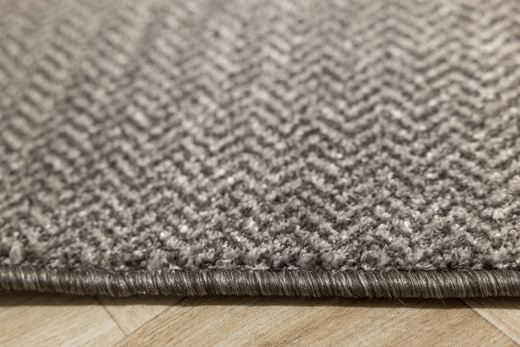 Wykładzina Monza-Special 277 Szary Jodełka Zygzaki Filc szerokość 4 m