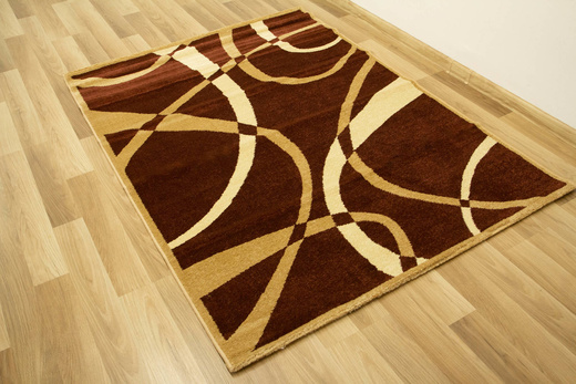 Dywan Nowoczesny Sapphire F06/13 Pasy Beż Krem Brąz