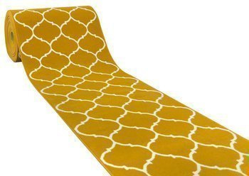 Chodnik luna 502682/89955 koniczyna musztardowa szerokość 100 cm