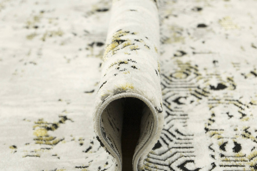 Dywan Diamond K8727G Gold Krem Czarny