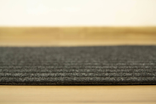 Antypoślizgowa Wycieraczka Doormats Paski Grafit Czarny