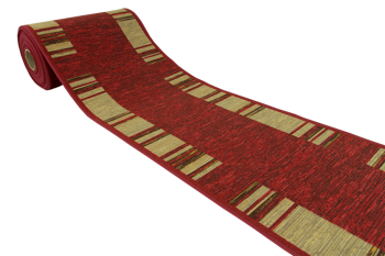 Antypoślizgowy Chodnik Adagio 31 bordo szerokość 100 cm