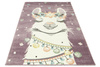  Dywan Dziecięcy Lima C882B lila/cream Fiolet Krem Lama