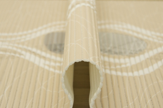 Mata Łazienkowa Softy-tex 838 Fale Beż Krem szerokość 65 cm