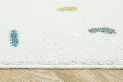 Dywan Półokrągły Dziecięcy Lima M039A cream/blue Krem Kreski