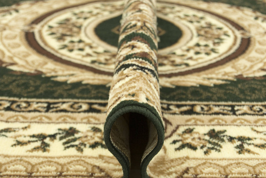 Owalny Dywan GOLD 146/32 owal zielony