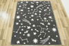  Dywan Lima 9572A d.grey/cream Szary Kremowy Gwiazdy Nocne Niebo