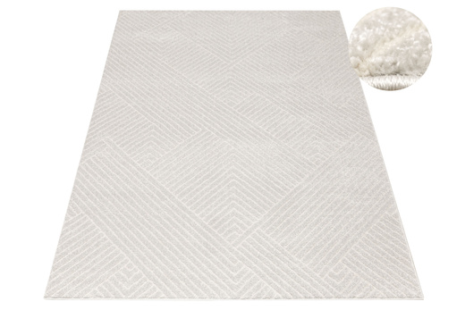 Dywan Matara N963A l.grey/sp.cream Jasny Szary Krem Linie