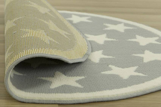 Okrągły Dywan Kids 533909/89933 gwiazdki krem