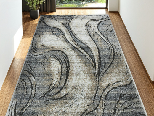 Dywan Matara P176A m.grey/sp.antr Szary Fale