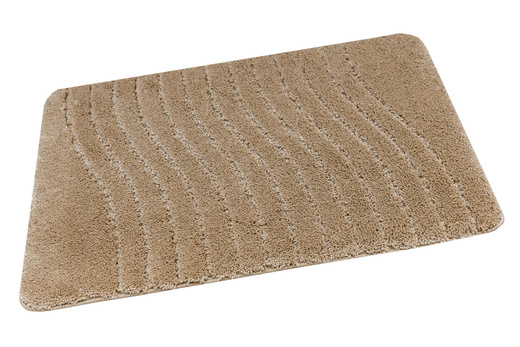 Dywanik Łazienkowy Antypoślizgowy Sara Beige Beż Fale