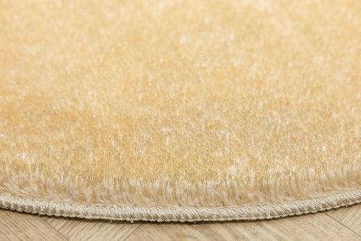 Dywan Okrągły Shaggy Antypoślizgowy Malmo Beż