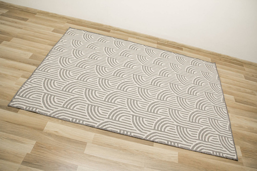 Dywan Dwustronny Sznurkowy Brussels 205725/10010 Silver Linie Outdoor