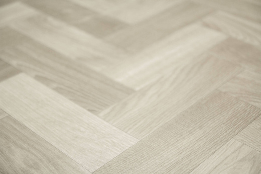 Wykładzina Pcv Batitec Sintra T45 Jodełka Beż Krem szerokość 1 m