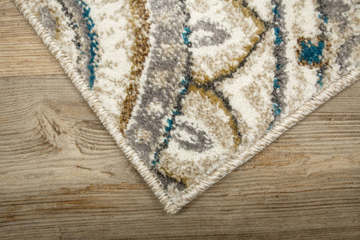 Dywan 7034A cream/t.beige Zer Lux Krem Złoty Szary Rozety