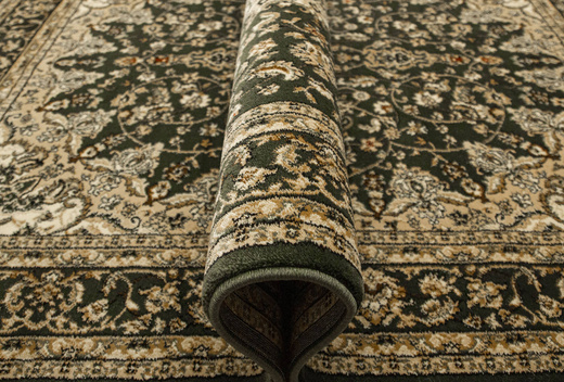 Dywan Super Rose 3558A d.green/d.gree Ornament Rozeta Zieleń