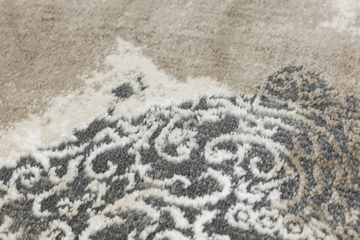 Okrągły Dywan Galya GAK11C grey/brown Beż Szary Boutique