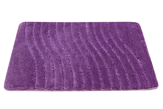 Dywanik Łazienkowy Antypoślizgowy Sara Fioletowy Fale