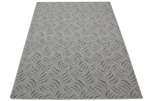 Dywan Presto Presto 74 Melanż Srebrzysty Szary Czarny